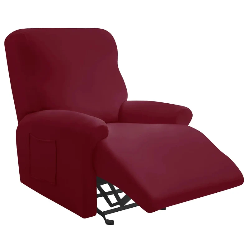 Housses de fauteuil et canapé relax inclinable relevable - couleurs unies