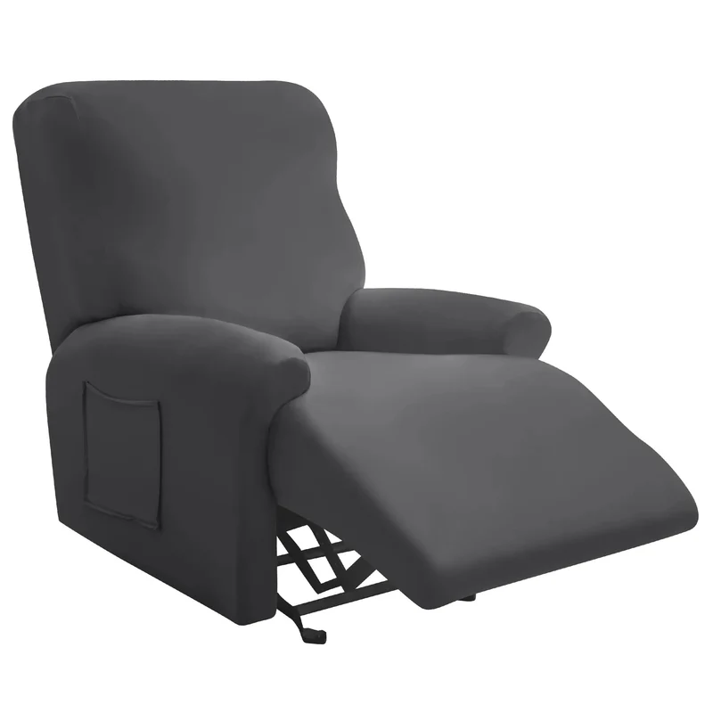 Housses de fauteuil et canapé relax inclinable relevable - couleurs unies