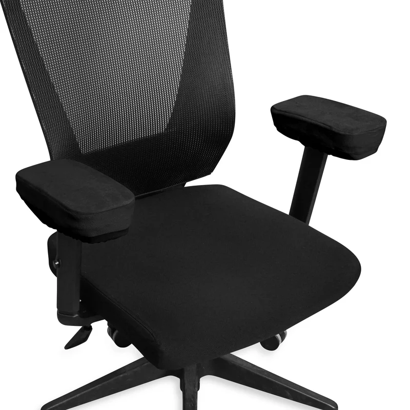 Housses pour accoudoirs de chaises de bureau avec coussinet épais intégré