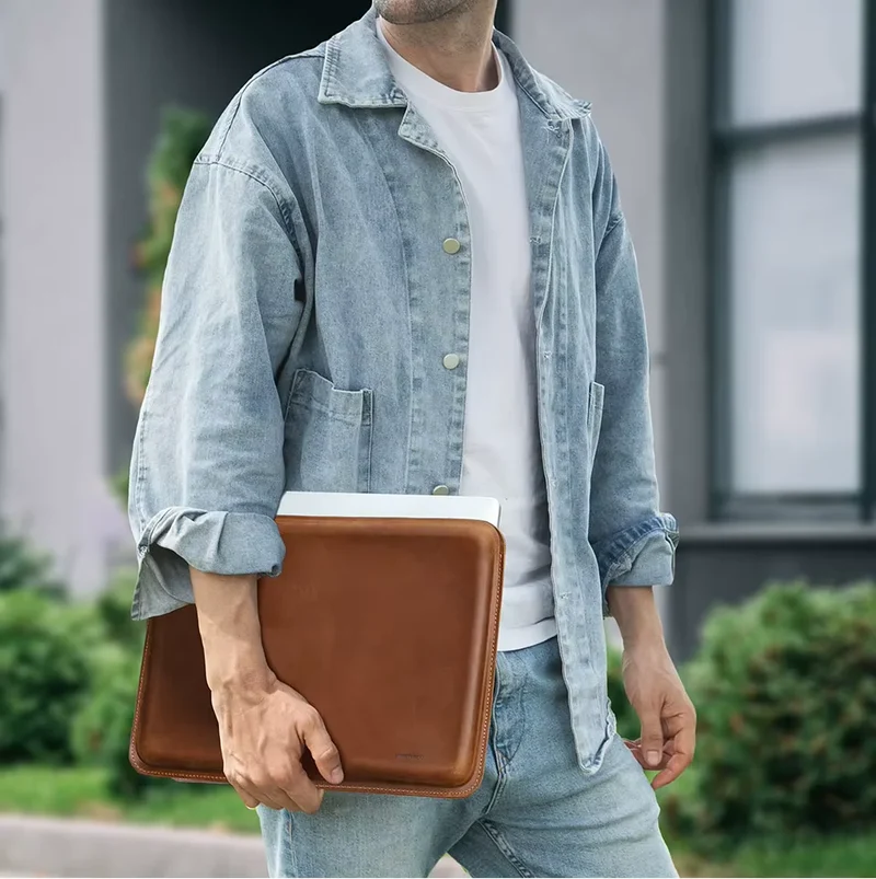 Housse Ordinateur En Cuir Distinction