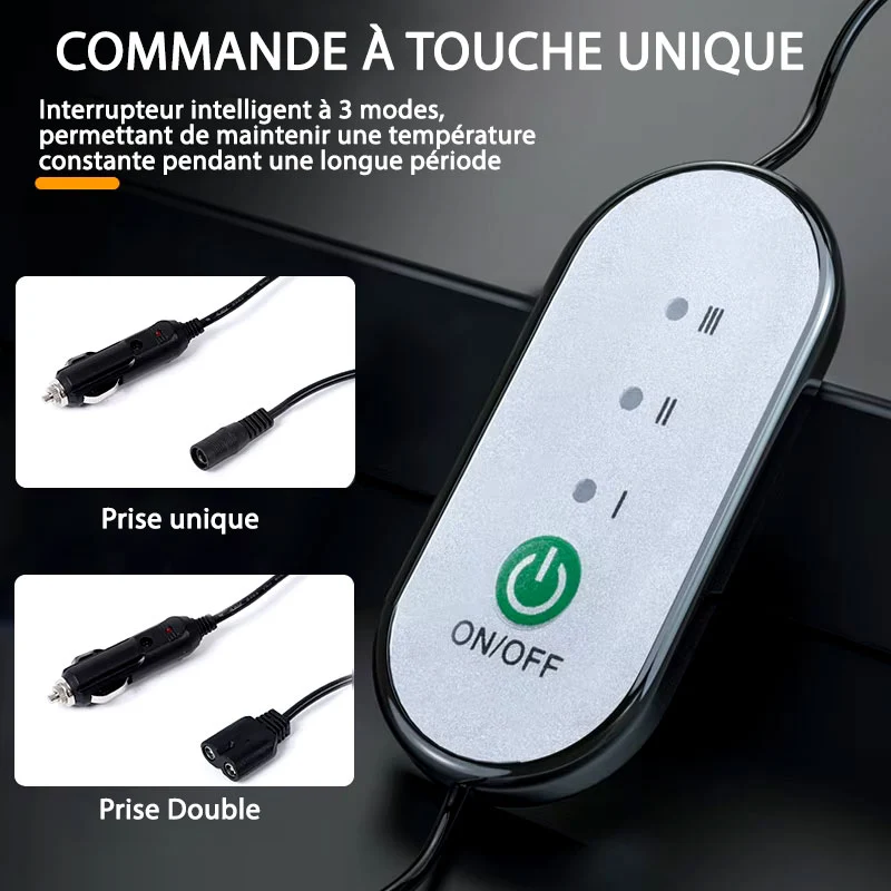 Sièges Chauffant Pour Voiture Noir