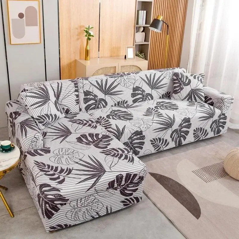 Motif Segin - Housse de Canapé d’Angle Extensible