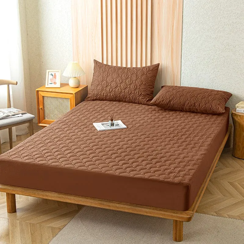 Marron - Drap housse Imperméable