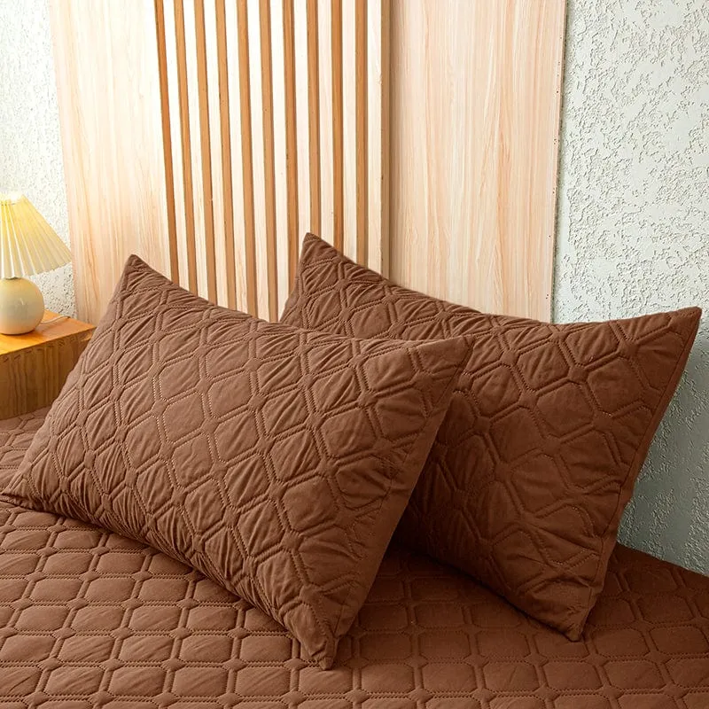 Marron - Drap housse Imperméable