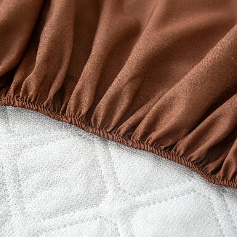 Marron - Drap housse Imperméable