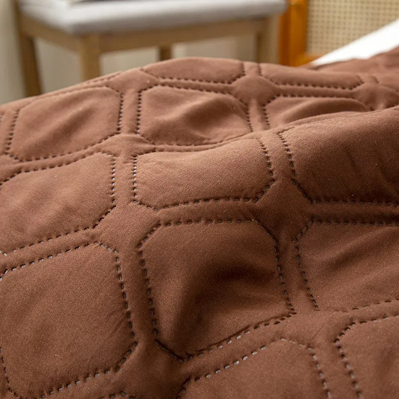 Marron - Drap housse Imperméable
