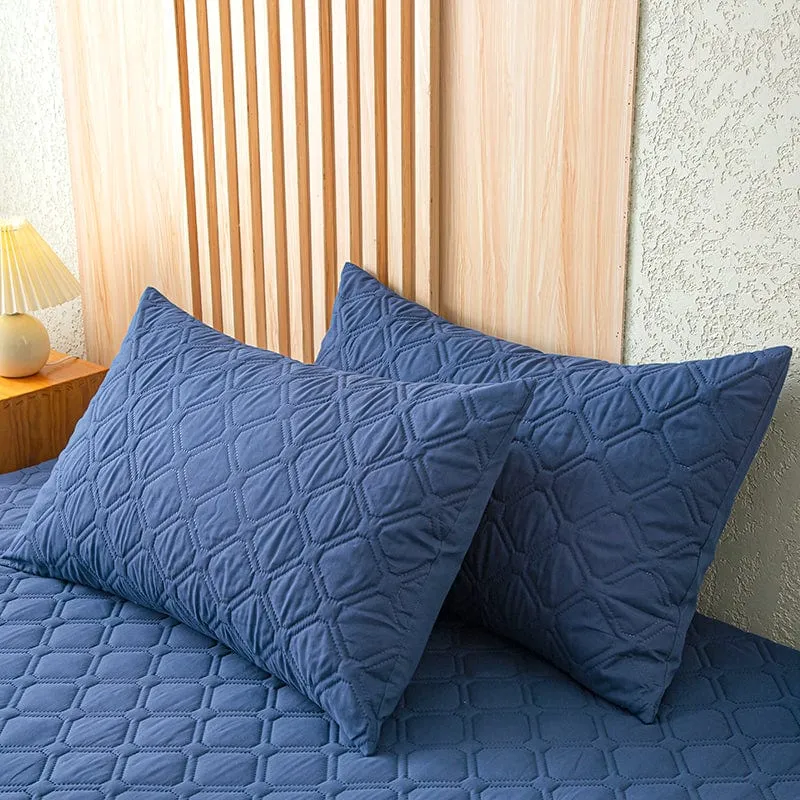 Bleu Marine - Drap housse Imperméable