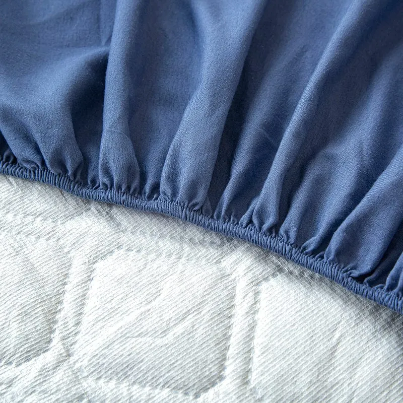Bleu Marine - Drap housse Imperméable