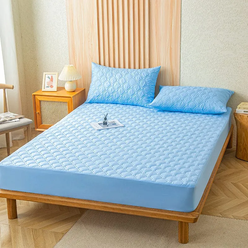 Bleu Ciel - Drap housse Imperméable