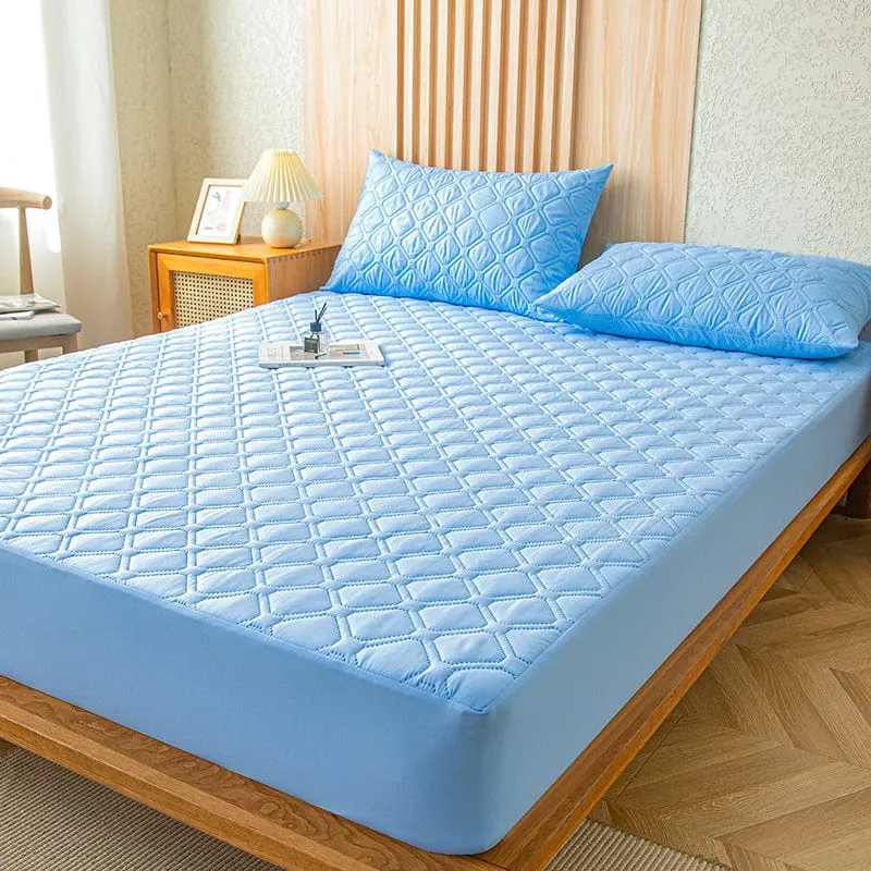 Bleu Ciel - Drap housse Imperméable