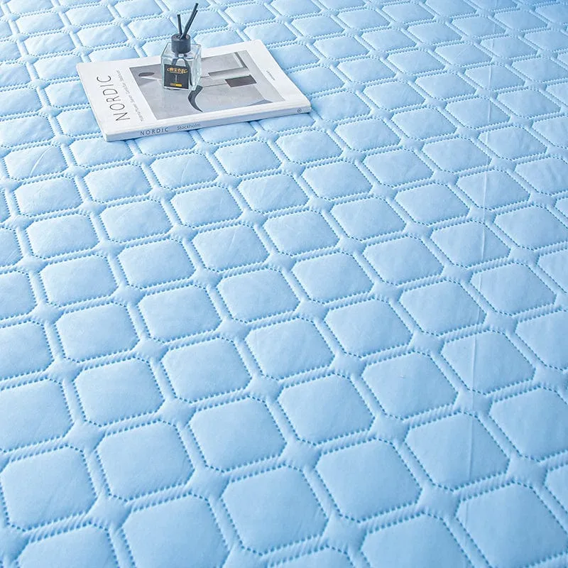 Bleu Ciel - Drap housse Imperméable