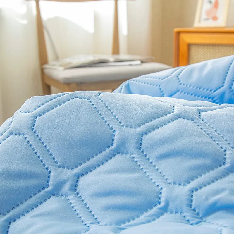 Bleu Ciel - Drap housse Imperméable