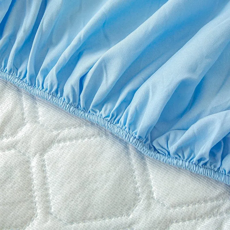 Bleu Ciel - Drap housse Imperméable