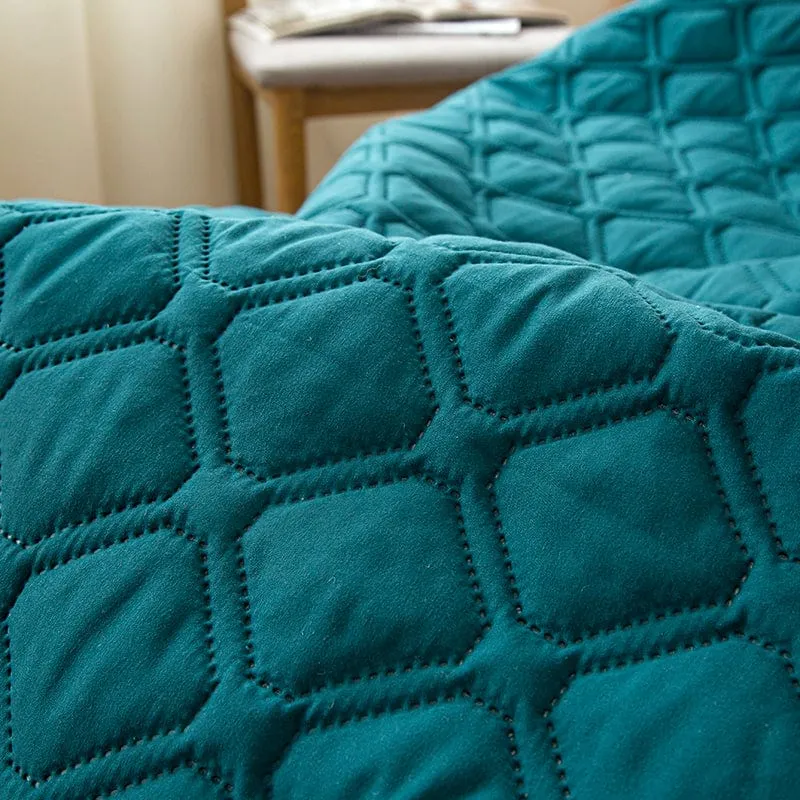 Bleu Canard - Drap housse Imperméable