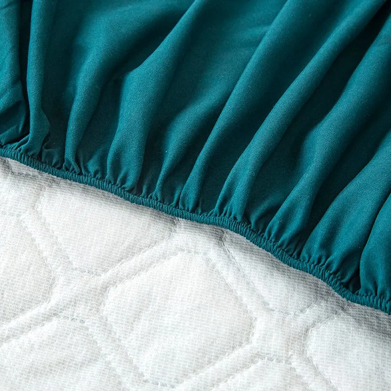 Bleu Canard - Drap housse Imperméable