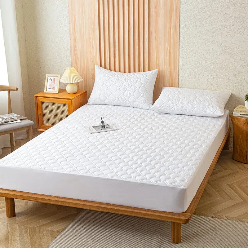 Blanc - Drap housse Imperméable
