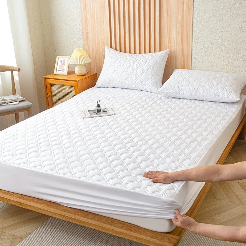 Blanc - Drap housse Imperméable