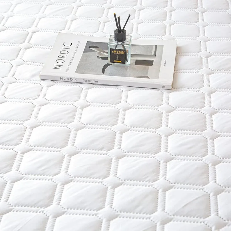 Blanc - Drap housse Imperméable
