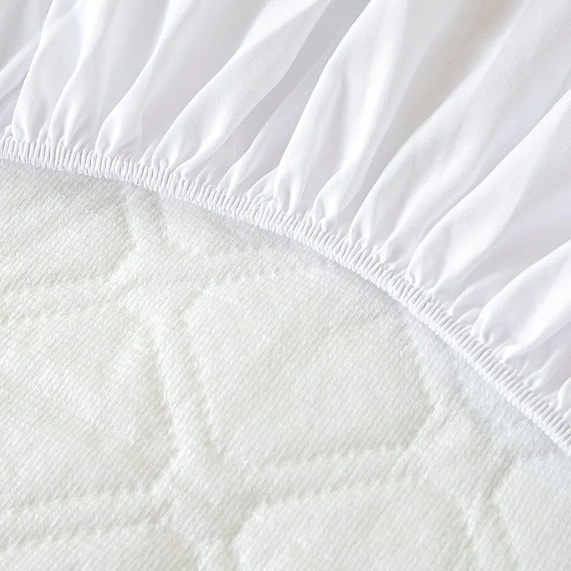 Blanc - Drap housse Imperméable