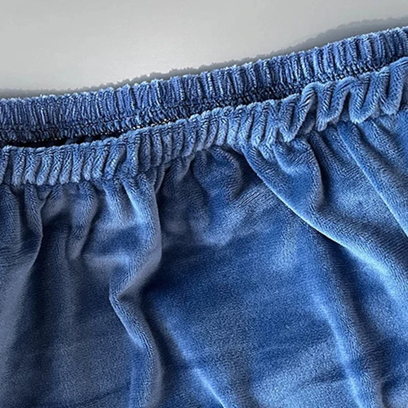 Housse de chaise incurvée extensible - Pur velours