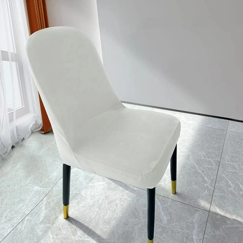 Housse de chaise incurvée extensible - Pur velours