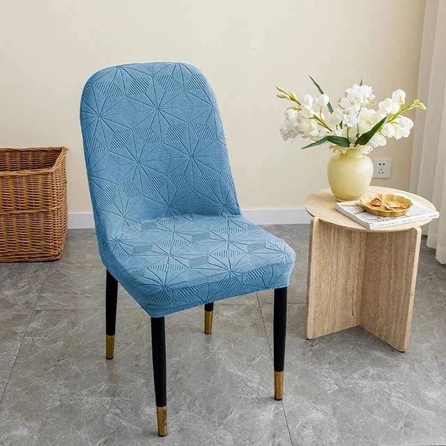 Housses de chaises incurvées extensibles en jacquard renforcé