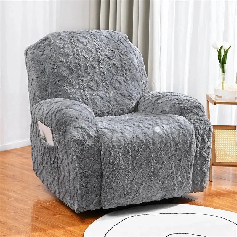 Housses pour fauteuil et canapé relax extensibles 1,2,3 places chaleur nordique - L