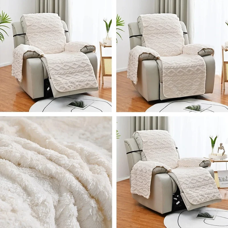 Housses de protection fauteuil relax anti griffe 1,2,3 places style nordique