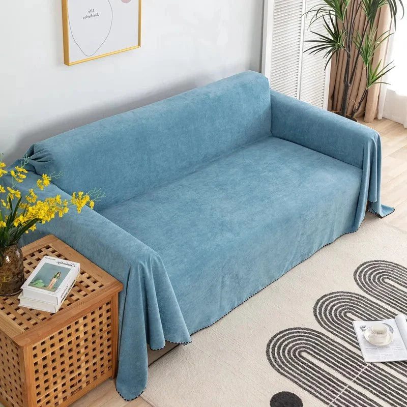 Jeté de canapé imperméable anti griffe grande taille - tissu renforcé - Largeur 180cm