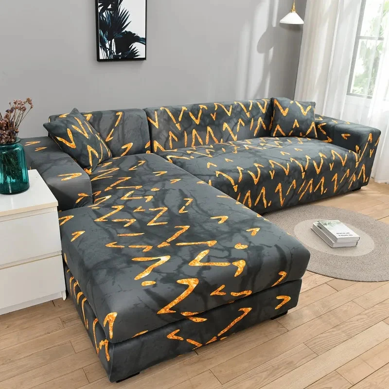 Housses de canapé d'angle extensibles contemporaine