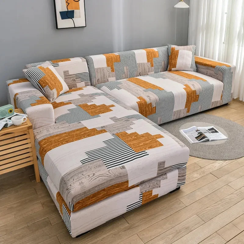 Housses de canapé d'angle extensibles contemporaine