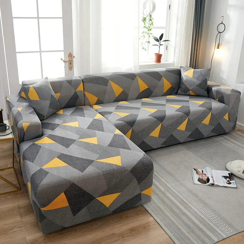 Housses de canapé d'angle extensibles contemporaine