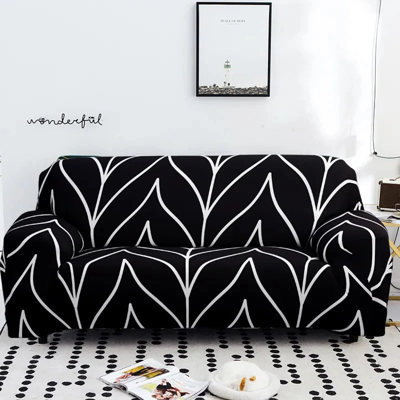 Housse de canapé d'angle extensible imprimée Casaharmony (12 motifs)