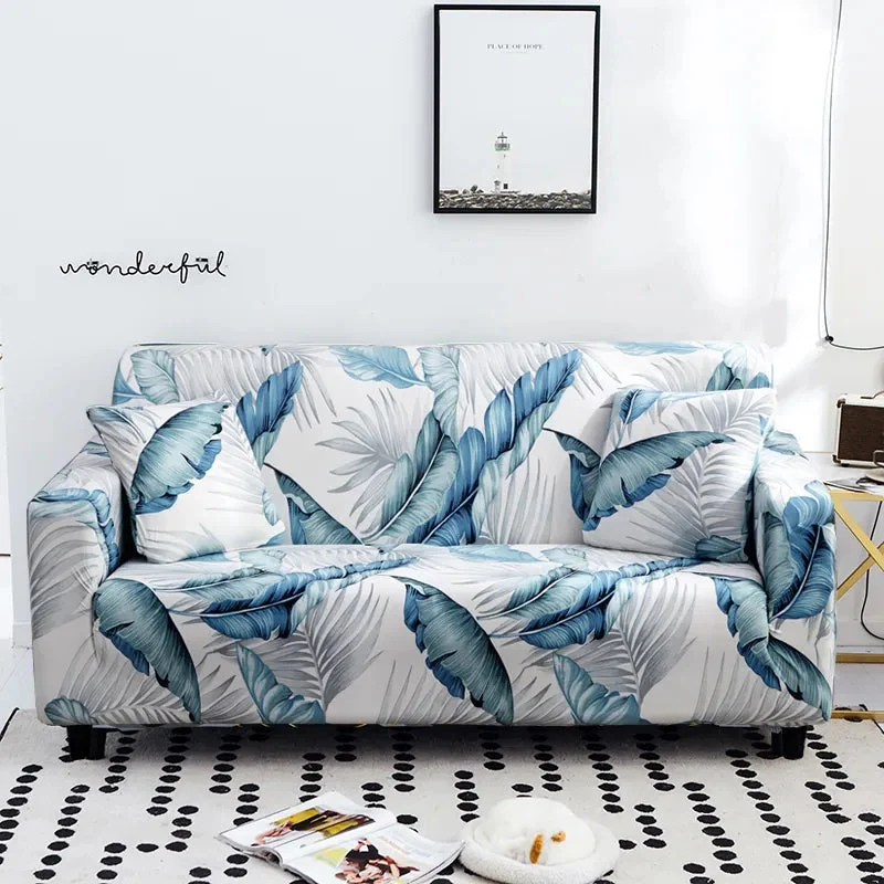 Housse de canapé d'angle extensible imprimée Casaharmony (12 motifs)