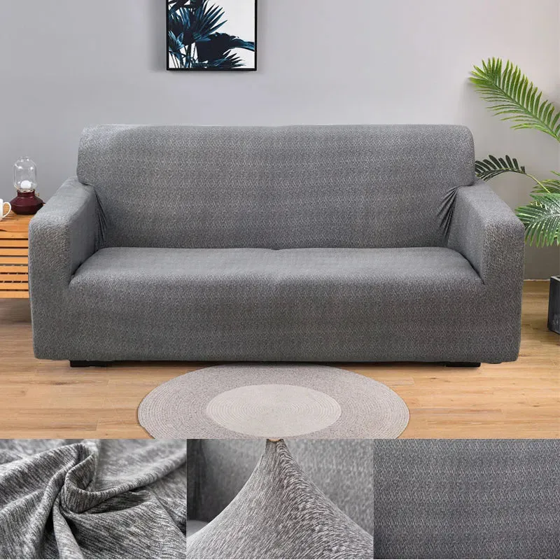 Housses de canapé extensibles couleurs unies et rayures (12 Motifs)
