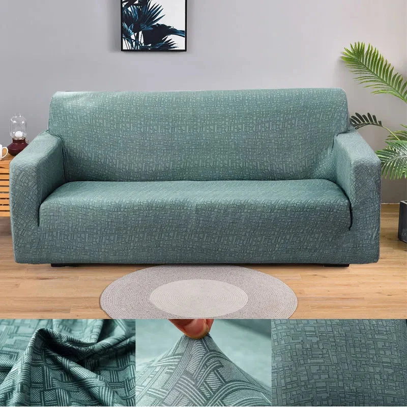 Housses de canapé extensibles couleurs unies et rayures (12 Motifs)