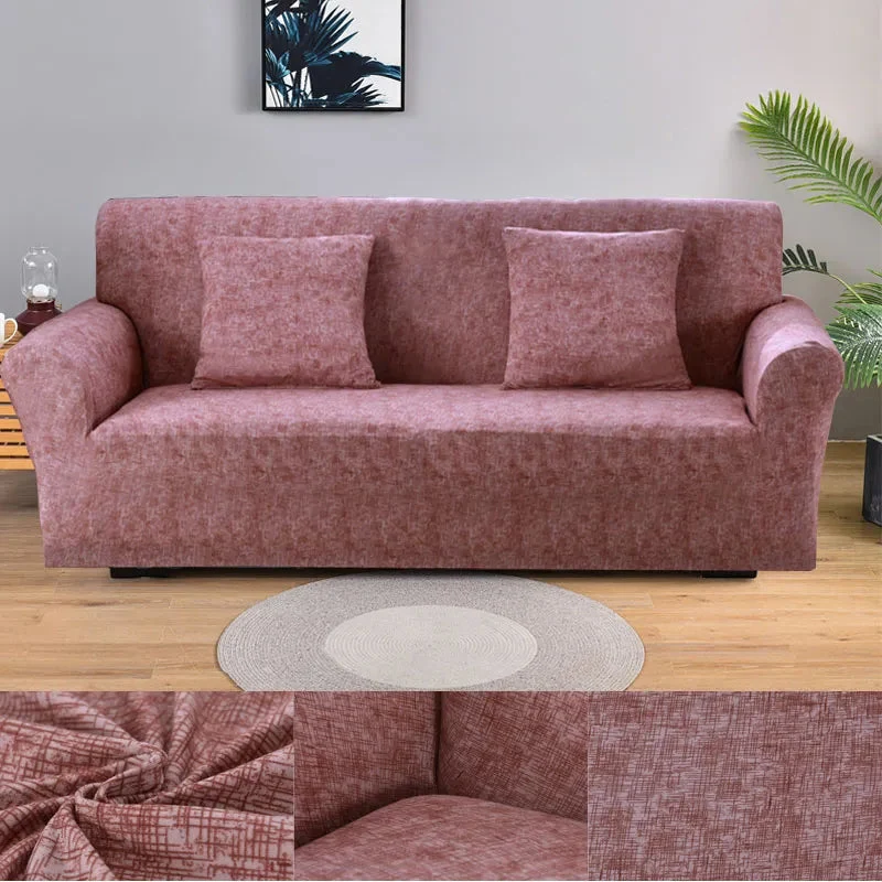 Housses de canapé extensibles couleurs unies et rayures (12 Motifs)