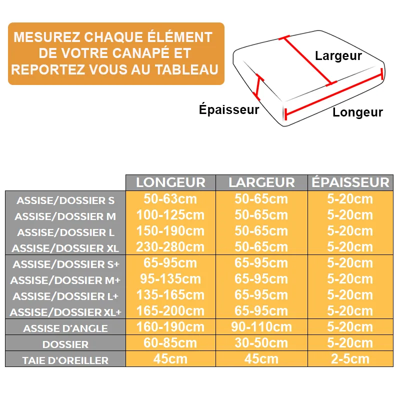 Housse de coussin de canapé et fauteuil extensible imprimées 8 motifs