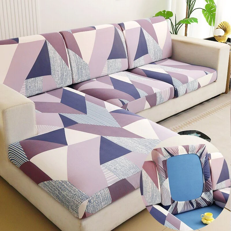 Housse de coussin de canapé et fauteuil extensible imprimées 8 motifs