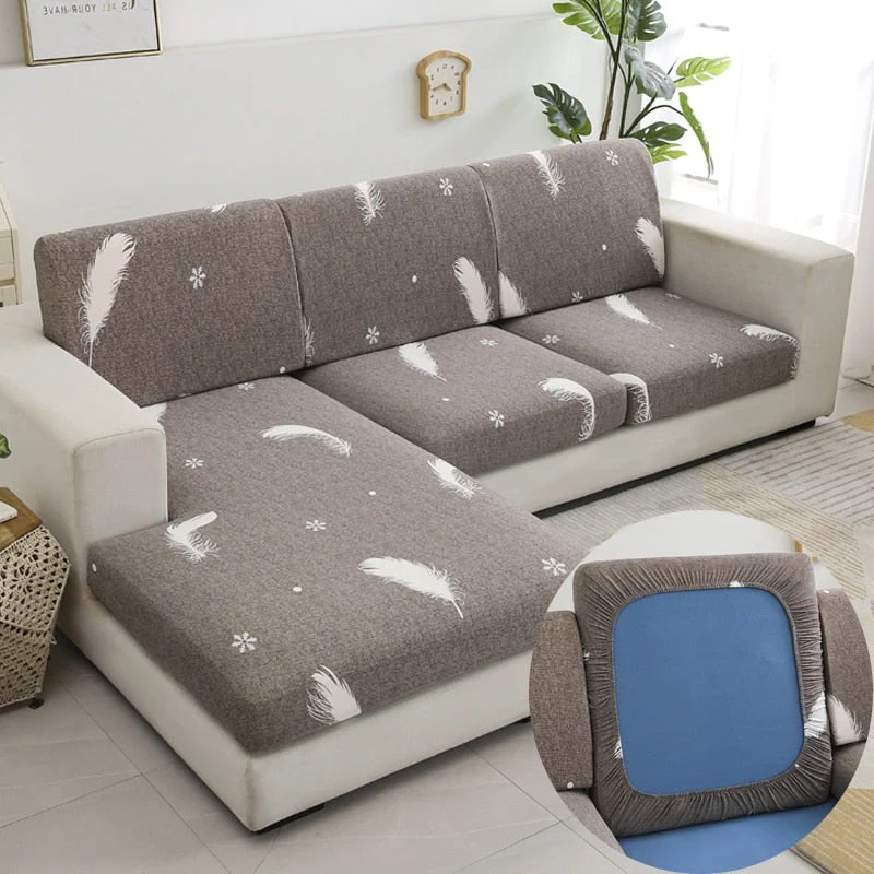 Housse de coussin de canapé et fauteuil extensible imprimées 8 motifs