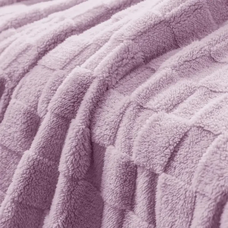 Couverture Polaire Violette
