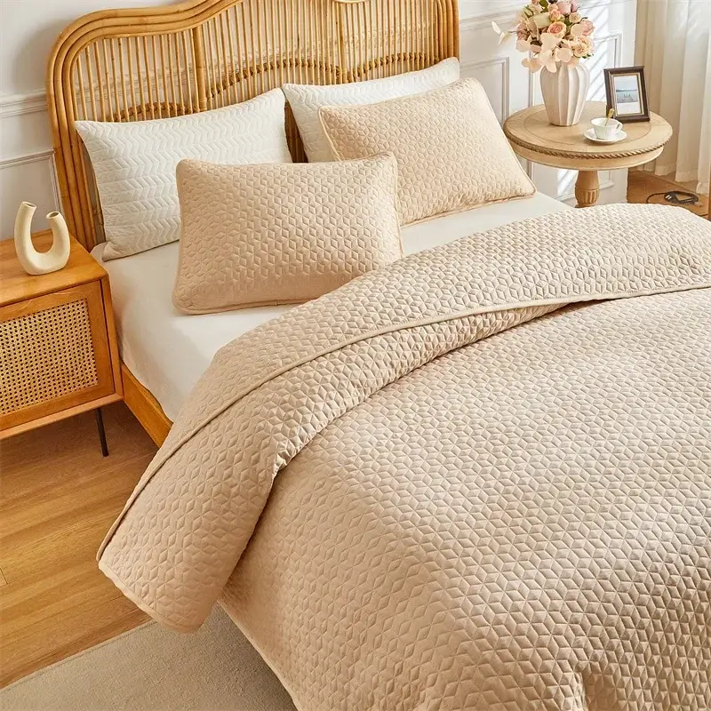 Couverture Beige Lit