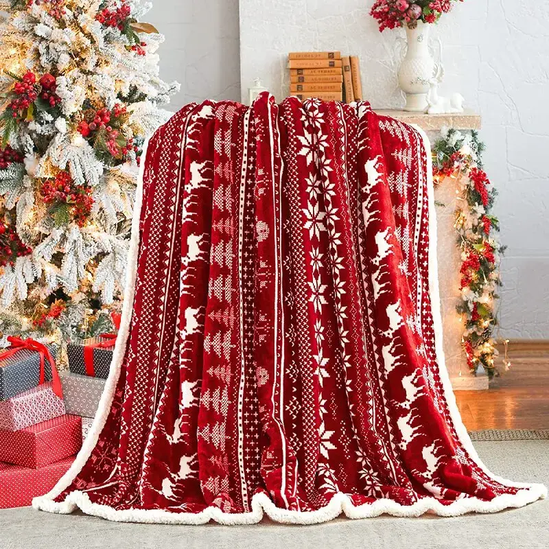 Couverture Rouge Polaire