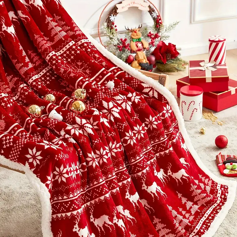 Couverture Rouge Polaire