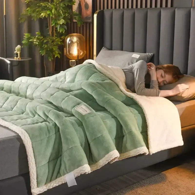 Couverture Vert Olive