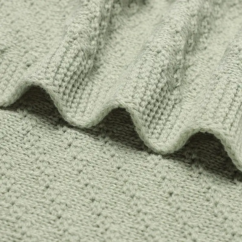Couverture Bébé Vert Sauge