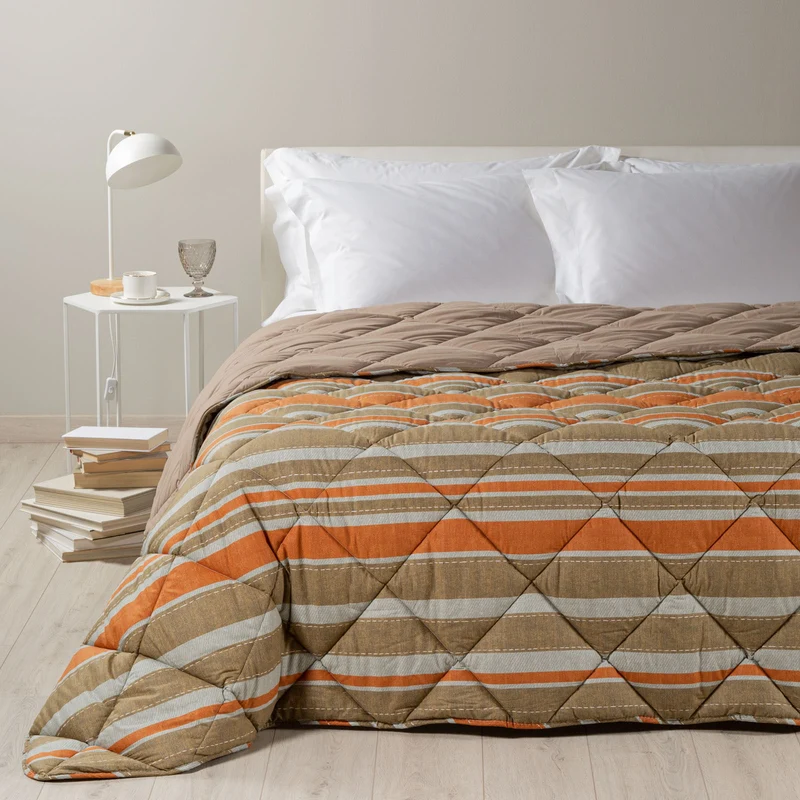 Trapunta sky blu Moderno in Cotone 300 gr/mq