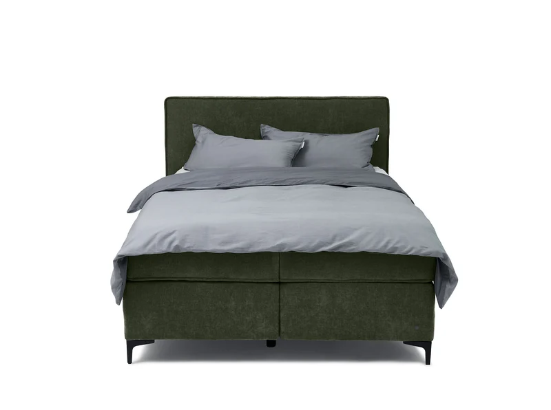 TOM TAILOR MODERN BOX Boxspringbett mit Topper Chenillestoff