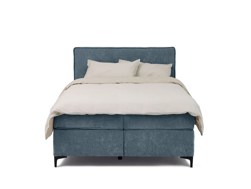 TOM TAILOR MODERN BOX Boxspringbett mit Topper Chenillestoff