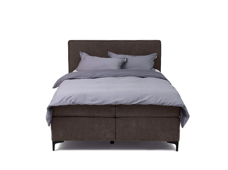 TOM TAILOR MODERN BOX Boxspringbett mit Topper Chenillestoff